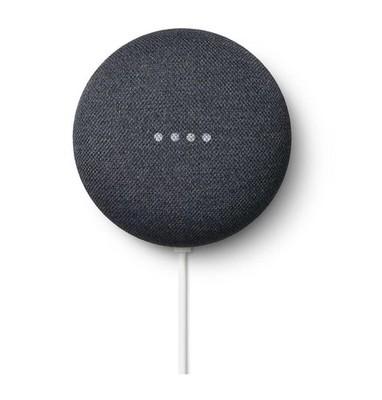 Google Mini Smart Speaker Assistant 1st Gen Charcoal Voice Control Very Good
