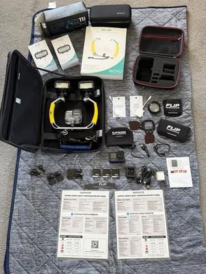 GoPro Hero 11 Black, Underwater Case, MOVO Scuba Diving Rig, Lights, Filters, ++