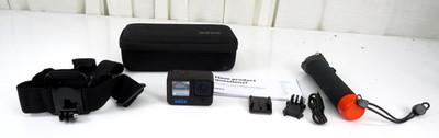 GoPro Hero11 Black 27MP 5.3K Action Camera CHDHX-111 W/Battery, Head Strap Mount