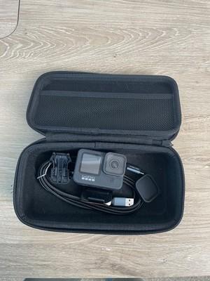 GoPro Hero9 Black Action Camera Bundle with Carrying Case - 5K UHD