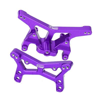 GPM Aluminum 7075 Alloy Front & Rear Shock Tower Purple for Losi 1/24 Micro-B
