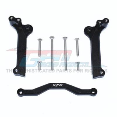 GPM Racing Aluminum Front Shock Mount (9Pcs) Set Black : Maxx
