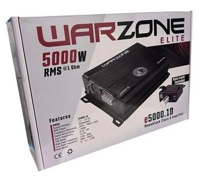 Gravity Warzone BEAST 5000 Watts TRUE RMS Car Amplifier Class D Amp 1/2/4 Ohm