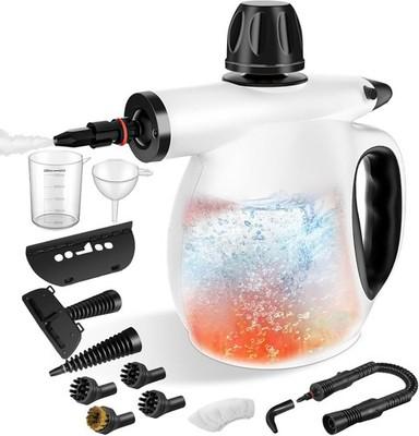 Handheld Steam Cleaner Portable Steamer Multipurpose Cleaning 12 pcs Accessories