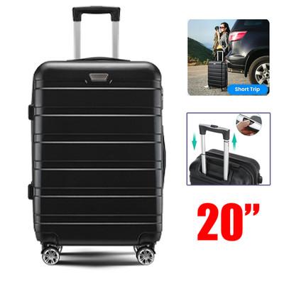 Hardside Carry On Luggage 20" Suitcase Spinner Wheels TSA Lock Airline Approved