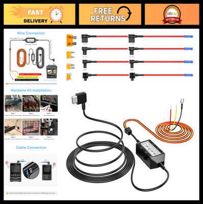 Hardwire Kit for Dash Cam - 8 Circuit Fuse Tap, Type-C Port, A329/A229/A119Mini2