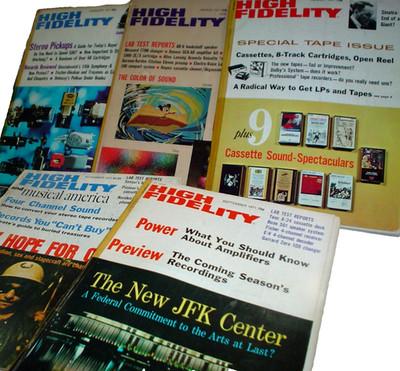 HIGH FIDELITY Lot of 5 MAGAZINES 1971 TAPE ISSUE Amps PICKUPS Records