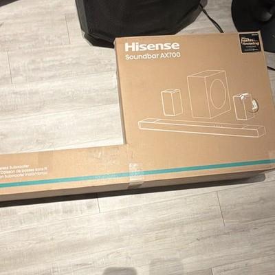 Hisense AX700 5.1 Channel Soundbar Dolby Atmos Home Theater System