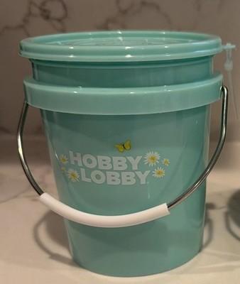 Hobby Lobby Mint Green 12oz Snap Lid, Mini bucket