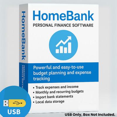 HomeBank Personal Finance software for Accounting, Budgeting, Expense Track USB