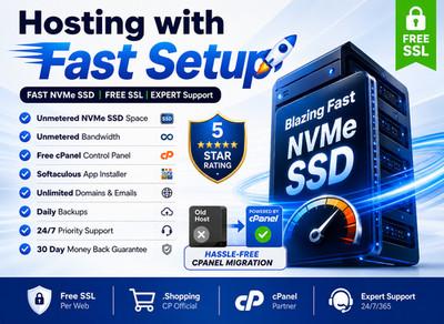 Hosting with Fast Setup – ⚡ Unlimited SSD + SSL | Email Support | Just $14.99/Yr