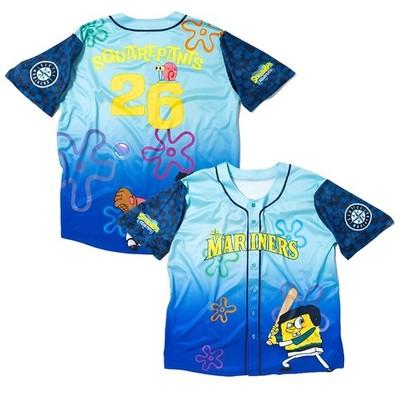 HOT! 2026 Mariners SpongeBob SquarePants Day Jersey Giveaway Full Size
