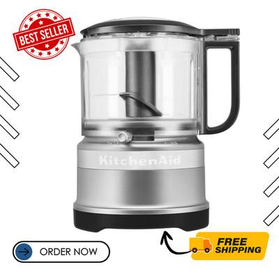 HOT-KitchenAid KFC3510 3.5 Cup Mini Food Chopper Processor Drizzle Basin Kitchen
