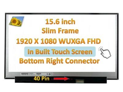 HP 15-DY5073DX 15.6" FHD 40 Pins Touch Screen Replacement LCD LED Display New