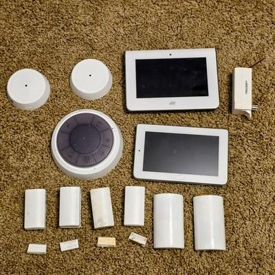 HUGE ADT Combo Lot ~ FULL COMMERCIAL System ~ X2 Touch Pads, SIREN & MORE!