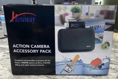 Husiway Action Camera Accessory Pack for Gopro, OSMO, xiaomi yi, Eken…