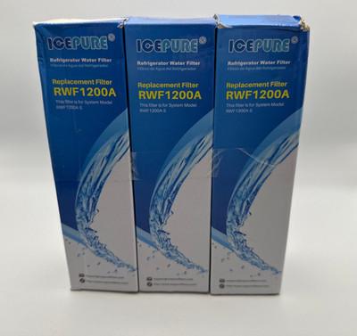IcePure RWF1200A Replacement Refrigerator Water Filter – 3 Pack New & Sealed