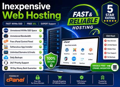 Inexpensive Web Hosting – 💰 Unlimited SSD + SSL + Emails | Only $15.99/Year!