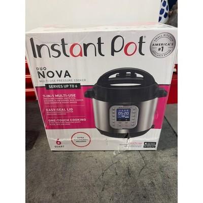 Instant Pot Duo Nova 60 6-Quart 7-in-1 Electric Pressure Cooker - New In Box