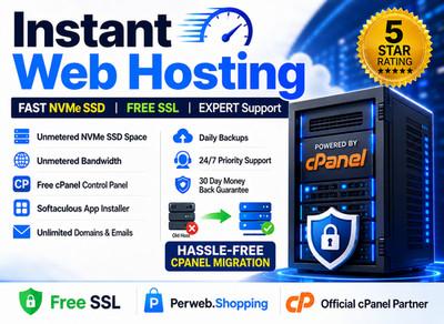 Instant Web Hosting - 🚀Unlimited SSD + Free SSL + 24/7 Support | Just $15.99/Yr
