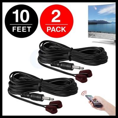 IR Emitter Dual Mini Stick On Infrared Blink Eye Cable - LOT of 2