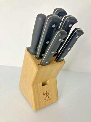 J.A. Henckels Knife Set Fine Edge Pro 6 pc. with Wooden Storage Block