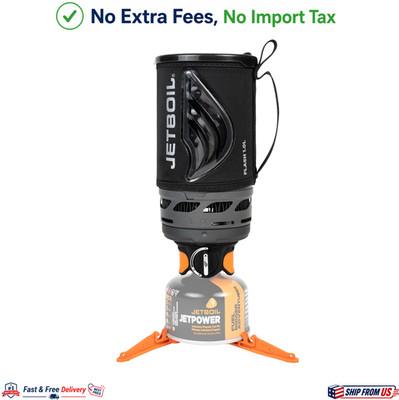 Jetboil Flash 1.0L Fast Boil Camping and Backpacking Stove Cooking System Carbon