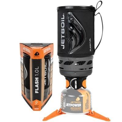 Jetboil Flash 1.0L Portable Fast Boil Stove for Camping and 1 Liter, Carbon