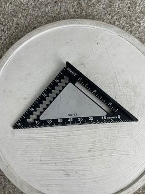 Johnson Johnny Square 4 1/2" Aluminum Professional Easy Read Finish Square