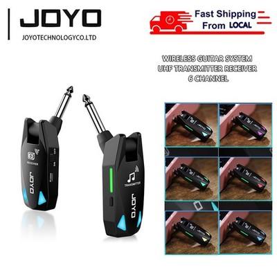 JOYO Wireless Guitar System UHF Transmitter Receiver 6 Channel Low Latency JW-08