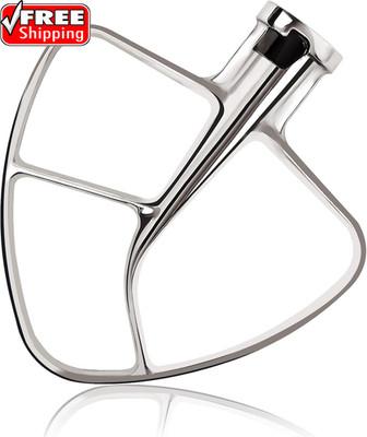 K45B Stainless Steel Flat Beater for Kitchenaid 4-5 Quart Tilt Head Paddle Attac