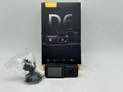 Kingslim D6 4K Dual Dash Cam - WiFi & GPS Front and Inside Uber Car Camera