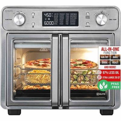 Kitchen Elite 26 Qt Air Fryer Oven KE-AFO-107-26 Stainless Steel