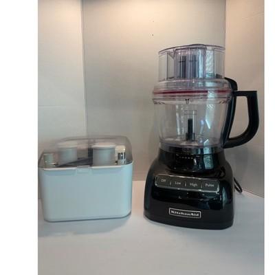 KitchenAid 13-Cup Food Processor Onyx Black ExactSlice KFP1333OB0 w/ Attachments