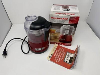 KitchenAid 3.5 Cup Food Chopper Empire Red 2-Speed KFC3511ER New