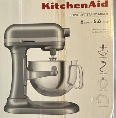 KitchenAid 6 Qt Bowl-Lift Stand Mixer 11-Speed 500W Silver (Never Opened)