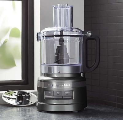 KitchenAid 7 Cup Food Processor Contour Silver Kitchen Appliance