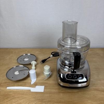 KitchenAid 9-Cup Food Processor MODEL KFP740CR0 Chrome + Accessories Tested