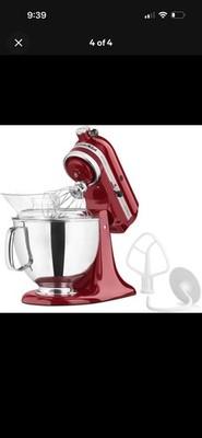 KitchenAid Artisan Series 5 Quart Tilt-Head Stand Mixer - Empire Red New