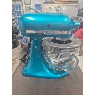 KitchenAid Deluxe Edition 5Qt Tilt-Stand Mixer rare color,Glass Bowl 325W 10 Spd