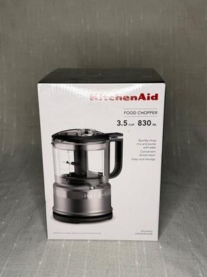 KitchenAid Food Chopper 3.5 Cup Contour Silver Model KFC3516CU - New In Box