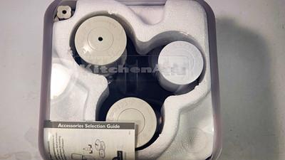 KitchenAid Food Processor Accessory Set w/ Storage Case White/Black W10424583A