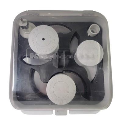 KitchenAid Food Processor Accessory Storage Case with Blades and Discs Set