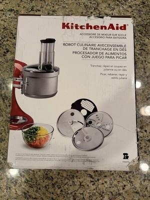 KitchenAid Food Processor Dicing Kit Stand Mixer Attachment KSM2FPA Open Box