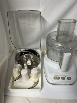 Kitchenaid Food Processor KFP-600WH + Accessories Blades & Attachments TESTED