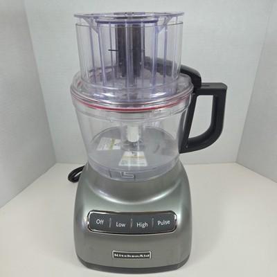 KitchenAid Food Processor KFP0922CU0 9 cup with one blade tested working EUC