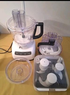 KitchenAid Food Processor with Blades and Attachments 13 Cup White Lot
