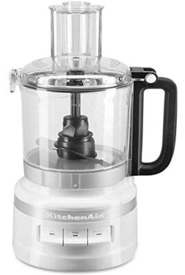KitchenAid KFP0919WH 9-Cup Food Processor Chop Puree Knead Mix Shred Slice