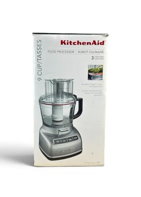 KitchenAid KFP0933 9 Cup Food Processor Contour Silver New Open Box