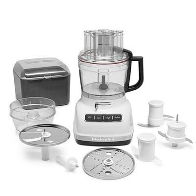 KitchenAid KFP1133WH 11-Cup Food Processor with Exact Slice System - White